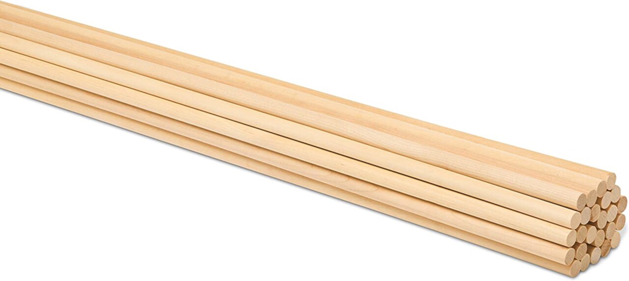 18" Flag Sticks 10 Pack – Wooden Craft Flag Poles for Classroom Projects, DIY Flags, Parades & Decorations